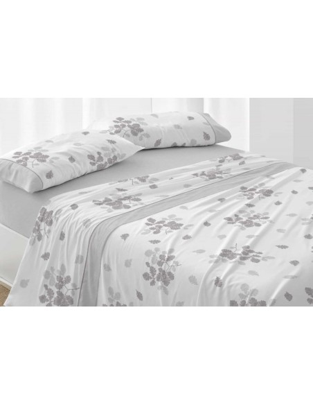 juego de  sábanas 616 de algodón para cama de  135 de burrito blanco