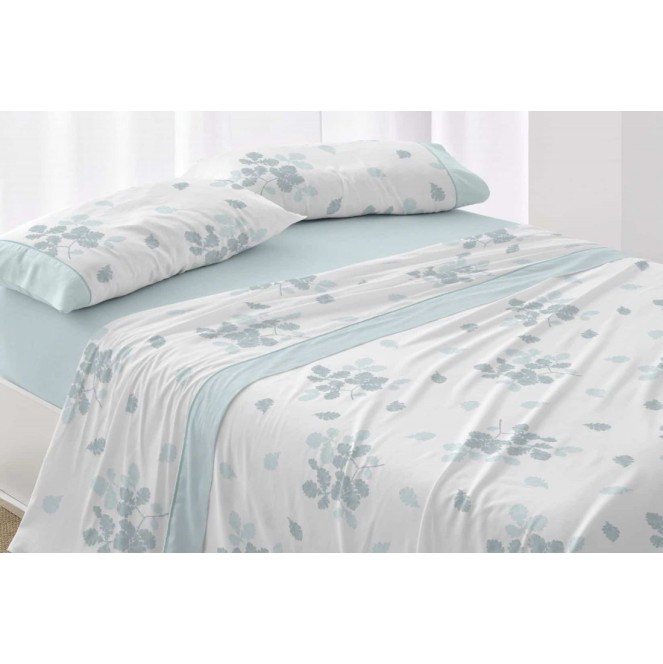 juego de  sábanas 616 de algodón para cama de  135 de burrito blanco