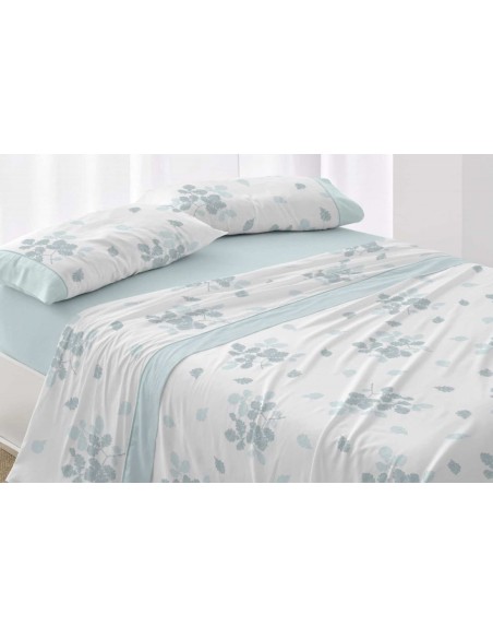 juego de  sábanas 616 de algodón para cama de  135 de burrito blanco