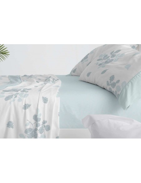 juego de  sábanas 616 de algodón para cama de  135 de burrito blanco