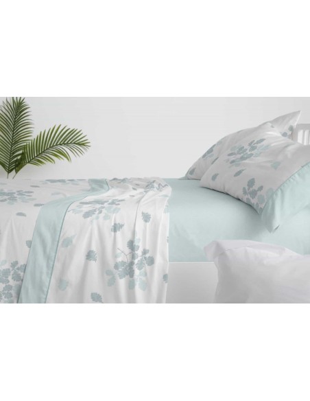 juego de  sábanas 616 de algodón para cama de  135 de burrito blanco