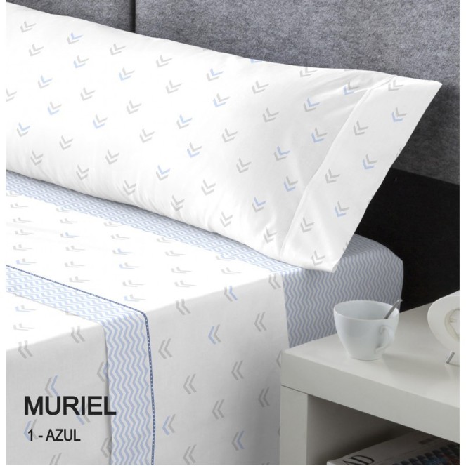juego de camaMuriel de coralina para cama de 150 de catotex
