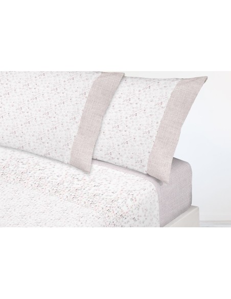 juego de sábanas de franela Luna 473 para cama de  105 de manterol