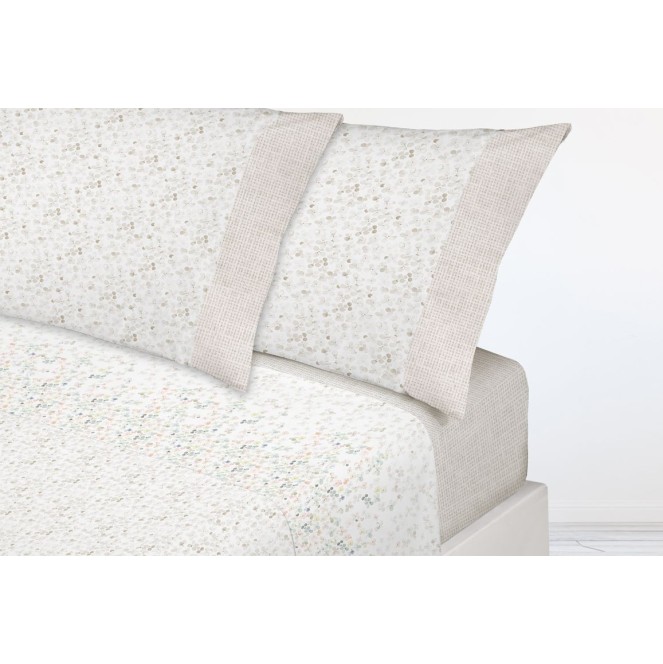 juego de sábanas de franela luna 473 para cama de 135/140