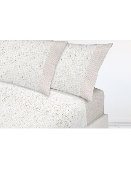 juego de sábanas de franela luna 473 para cama de 135/140
