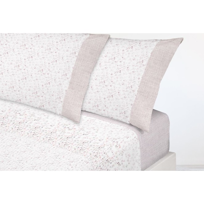 juego de sábanas de franela luna 473 para cama de 135/140