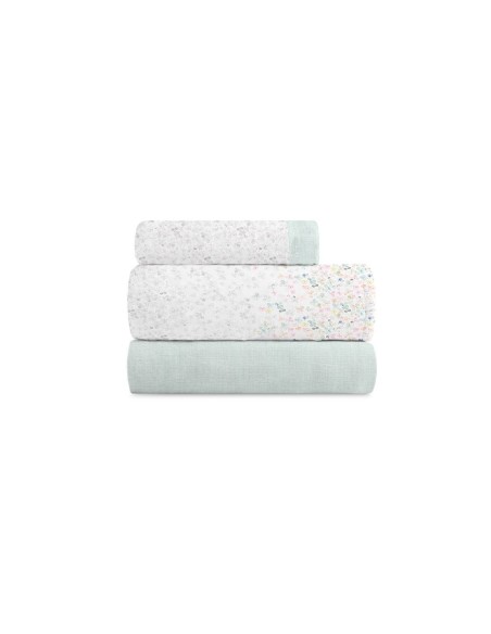 juego de sábanas de franela luna 473 para cama de 135/140