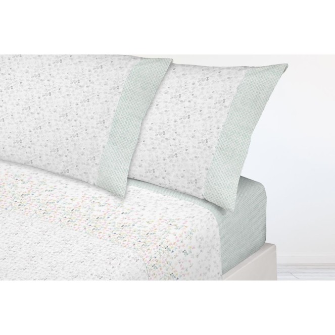 juego de sábanas de franela luna 473 para cama de 135/140