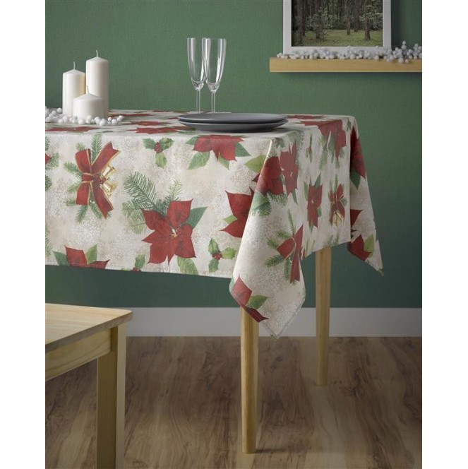 mantel antimanchas Belen de 140 x 250 de atenas