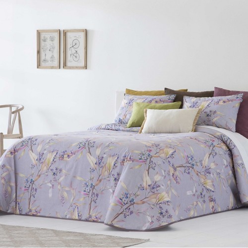 EDREDON. ESTAMPADO ONDARA  150 - GRIS