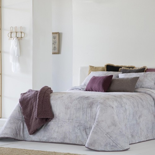 EDREDON.ESTAMPADO BIGASTRO 135 - GRIS